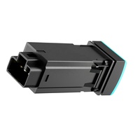 Chargeur de voiture PD60W Prise de voiture QC3.0 Type C Voltmètre Chargeur rapide Affichage LED Adaptateur de chargeur de voiture USB pour Toyota (22*22 MM)