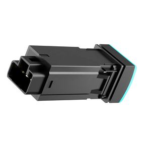 Chargeur de voiture PD60W <span class=keywords><strong>Prise</strong></span> de voiture QC3.0 Type C <span class=keywords><strong>Voltmètre</strong></span> Chargeur rapide Affichage LED Adaptateur de chargeur de voiture <span class=keywords><strong>USB</strong></span> pour Toyota (22*22 MM) - Product Image 4