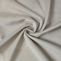 Tissus modernes 100 % polyester, anti-plis, en velours givré uni, tricotés, pour textiles de maison, rideaux et literie, teints