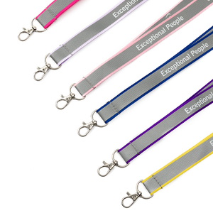Cordón Personalizado Resistente y Ecológico con Impresión Serigráfica, Cordones de Poliéster con Gancho y Correa para el Cuello para Porta Tarjetas de Identificación - Product Image 2