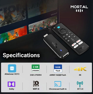 Prix de gros Mortal Q8 <span class=keywords><strong>TV</strong></span> <span class=keywords><strong>Stick</strong></span> 4K Android14 Allwinner H313 Android <span class=keywords><strong>TV</strong></span> Box 2 Go/16 Go RAM <span class=keywords><strong>Fire</strong></span> <span class=keywords><strong>Stick</strong></span> Prise en charge de plusieurs langues - Product Image 2