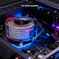 Transformateur toroïdal 240VA, noyau toroïdal 0-100V 2.4A, bobinage OEM personnalisé pour équipement audio, médical et industriel