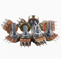 Potentiomètre simple/double 3 tours WH148 réglable B1K 2K5K10K 20K 50K 100K 500K PIN 15 20MM