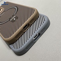 Étui en fibre de carbone pour iPhone 17, étui en fibre de carbone pour iPhone 17 Pro Max, étui en fibre de carbone pour iPhone 15