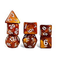 Pabrik kustom polihedral DND & RPG permainan Set Dice pabrik dijamin Acrylic Dice untuk DND & RPG Games