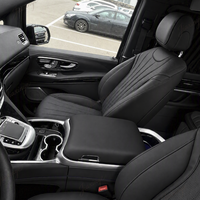 Boîte de rangement centrale en cuir pour console de voiture V-Class Vito V250 V260 avec accoudoir modifié et porte-gobelet, position avant