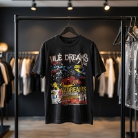 Kaos Pria Vintage Slim Fit Berkualitas Tinggi 100% Katun Berat, Pola Cuci, Ramah Lingkungan, Bernapas, Grosir