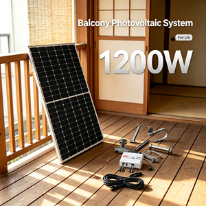 Kit de Sistema Solar para Balcón de <span class=keywords><strong>1200W</strong></span> con Control por Aplicación Inteligente y <span class=keywords><strong>Microinversor</strong></span> MPPT para Uso en Balcón de Apartamento y Jardín - Product Image 6