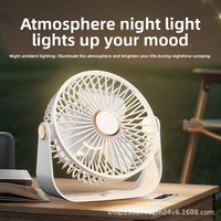 Nouveau petit ventilateur de bureau USB pour usage professionnel, longue autonomie, refroidissement estival, silencieux 36-45dBA, autonomie de 6-8h, 3 vitesses de vent