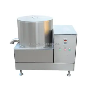 Stainless steel oil removing fried food deoiling potato chips de-oil machine