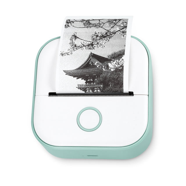 Phomemo T02 Mini Portable Thermal Printer 53mm 203DPI HD Color Printing  Wireless Mobile Printer Notes Journal