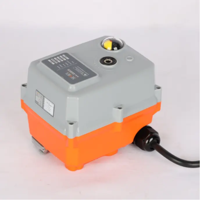 Моторизованный электрический шаровой клапан-бабочка с ручным управлением, 4-20 мА, 24 В постоянного тока, 90 градусов, ВКЛ./ВЫКЛ.