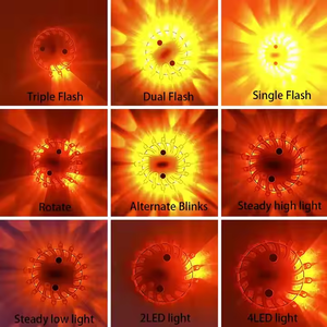 Feu <span class=keywords><strong>de</strong></span> signalisation LED avec crochet, feu <span class=keywords><strong>de</strong></span> barrière <span class=keywords><strong>de</strong></span> circulation, clignotant SOS, signal <span class=keywords><strong>de</strong></span> <span class=keywords><strong>détresse</strong></span> extérieur, anti-collision arrière - Product Image 5