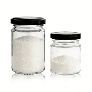 Barattolo di <span class=keywords><strong>Vetro</strong></span> Rotondo con Coperchio Ermetico per Conservazione Alimenti e Spezie - Product Image 5