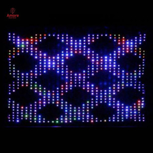 Tùy chỉnh <span class=keywords><strong>P10</strong></span> RGB <span class=keywords><strong>LED</strong></span> Video Rèm cho DJ gian hàng sân khấu Tường Backdrop màn hình với DMX512 điều khiển IP65 - Product Image 4