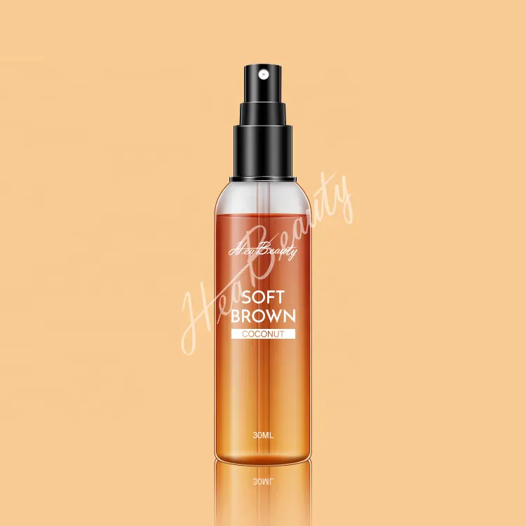 Sun Dark Tanning Minyak Eksotis Ekstrak Wortel Formula Minyak Penyamakan Shea Butter Tubuh Semprot Untuk Matahari Luar Ruangan