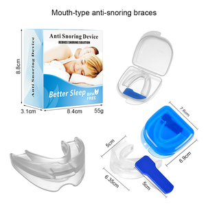<span class=keywords><strong>Sleep</strong></span> <span class=keywords><strong>apnoea</strong></span> mềm thời trang miệng bảo vệ chống ngáy miệng ống ngậm khay Stopper - Product Image 2