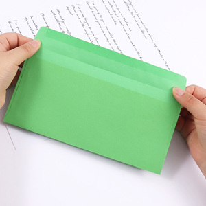 Foska ซองการ์ดเชิญงานวันเกิด8สีมาการองกระดาษต้นฉบับมีกาวในตัวบัตรของขวัญ - Product Image 4