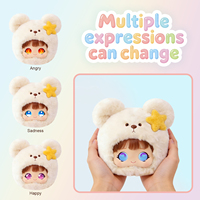 Hochwertige KI-Puppe mit PP-Baumwollfüllung und Kurzplüsch-Material, Höhenverstellbar 11-30cm, Lernspielzeug für Kinder