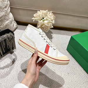 High-ankle 2cm canvas shoes for women 2026 new style flat bottom multi-color design versatile and casual sneakers - Product Image 4