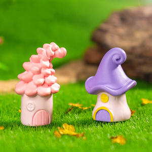 Multicolor Miniatuur Sprookjesachtige Tuin Hars Paddestoel Huis Micro Landschap Tuin Decoratie Accessoires <span class=keywords><strong>Plant</strong></span> Bloempotten Ornamenten - Product Image 4