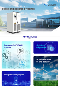 125KW/250KW Hybrid Solar <b>System</b> <b>Energy</b> <b>Storage</b> Air Cooling IP54 Off Grid Industrial Commercial Neptune-125K-HA1-3 Hybrid Neptune - Product Image 4