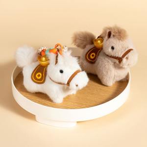 พวงกุญแจตุ๊กตาโพนี่น่ารัก ตุ๊กตาโพนี่นำโชค ตุ๊กตาโพนี่แบบกำหนดเอง ของตกแต่งโต๊ะทำงาน ของขวัญปีม้า - Product Image 6