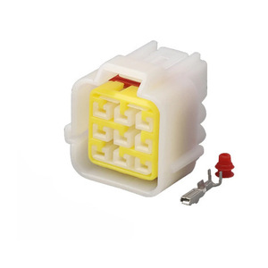 Connecteur automobile femelle à 9 broches en plastique blanc pour véhicules Toyota IP20 - Product Image 2