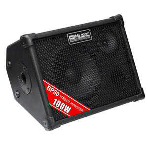 Amplificador Portátil de Acero Inoxidable de 100 Vatios BP80 con Entradas para Micrófono, Altavoz y Bocina para Guitarra, Ideal para Exteriores - Product Image 2