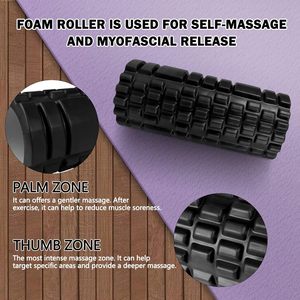 5 in 1 köpük rulo Set derin doku kas masaj Fitness egzersiz için köpük rulo tüm vücut masajı rulosu için - Product Image 2