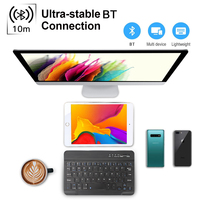 Clavier sans fil d'usine pour tablette PC/Smart TV/ordinateur portable/téléphone intelligent, clavier personnalisé allemand, français, arabe, thaï, russe, coréen