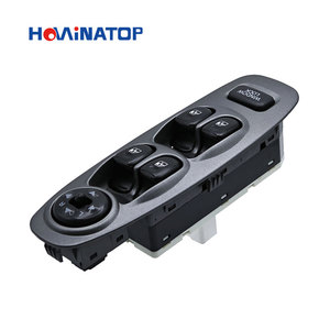 HOWINATOP 93570-25020 pour Hyundai <span class=keywords><strong>Accent</strong></span> 2000 2001 2002 <span class=keywords><strong>2003</strong></span> 2004 2005 Interrupteur de lève-vitre électrique côté conducteur avant gauche gris - Product Image 6