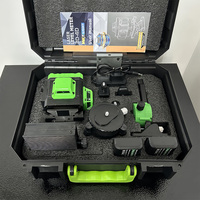 Niveau laser 4D 16 lignes Nivel laser automatique avec batterie Li-ion Télécommande Valise