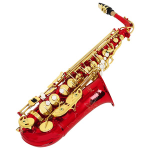 <span class=keywords><strong>SLADE</strong></span> Saxophone Alto Laiton Mib E-Flat <span class=keywords><strong>Sax</strong></span> Saxophone Rouge Instrument à vent avec étui Anches Embouchure Gants Pièces & Accessoires - Product Image 4