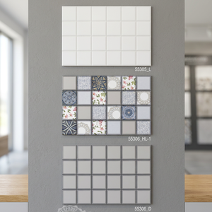 Carreaux de mur en céramique Fabricant d'argile chinoise 300x450mm Carreaux de mur en marbre noir de l'Inde Idéal pour la salle de bain et la cuisine - Product Image 5