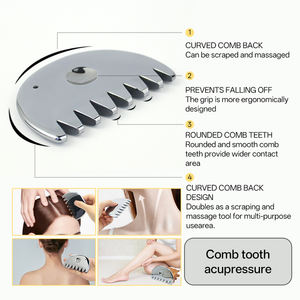 Vente en gros usine : Peignes <span class=keywords><strong>et</strong></span> planches Gua Sha en térahertz de pureté 99,999 %, outils de massage du cuir chevelu en <span class=keywords><strong>pierre</strong></span> naturelle Tera Hertz pour les soins quotidiens de la peau - Product Image 4