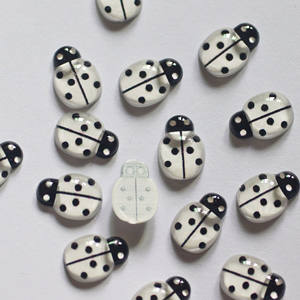 Resina 9mm * 13mm Mini grazioso rosso scarabeo Flatback Cabochon strass 60 pz decorazioni per album di ritagli artigianali - Product Image 6