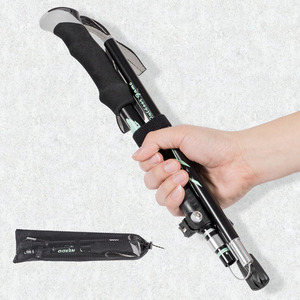5 sezioni Portatile Pieghevole <span class=keywords><strong>Bastone</strong></span> Da Passeggio Bastoncini Da Trekking Telescopica Esterna Arrampicata Alluminio EVA Manico Dritto <span class=keywords><strong>Bastone</strong></span> Da Trekking - Product Image 3