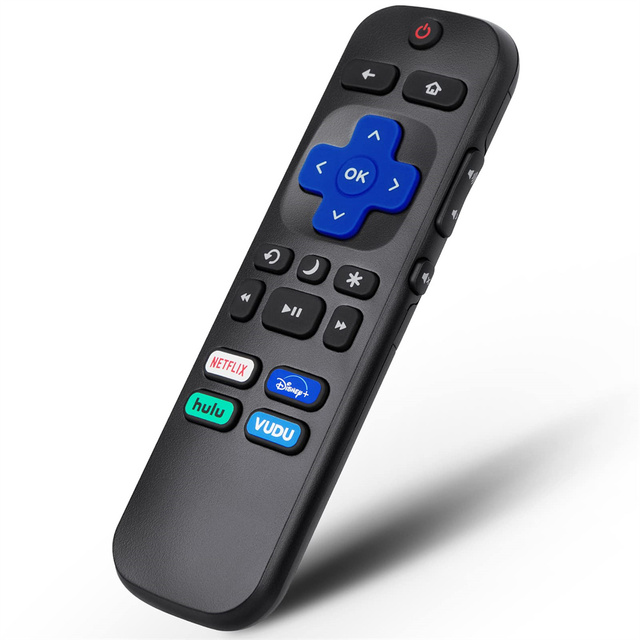 New RC280 RC282 Universal TV Remote Control with Fixed Code 30 Meters Range AAA Battery for Hisense TCL Onn for Smart TVs