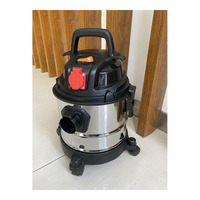 Nouvel aspirateur commercial SUPEVACS Mini 2026 avec réservoir S/S humide et sec de 15 L et prise intégrée