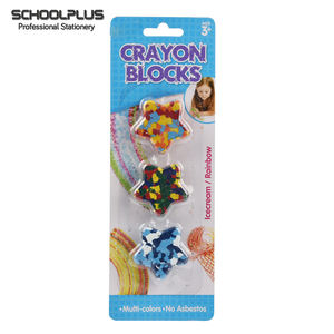 Креативный кубический пазл, детский экологически чистый восковой карандаж, конфетти, камуфляжный набор для рукоятки, Упакованные мелки - Product Image 3