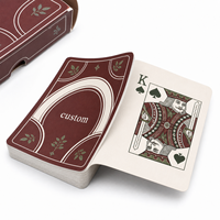 Cartes à Jouer Promotionnelles Personnalisées pour l'Engagement des Clients des Restaurants Français - Cartes de Jeu Recyclables Double Face avec Emballage Inclus