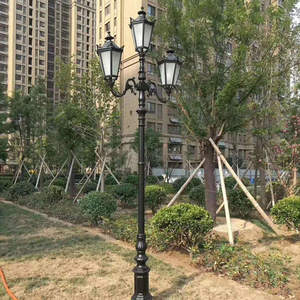 3.8mHot vente classique antique Style européen extérieur lampadaire de jardin en aluminium lampadaire lumière supérieure lumière de jardin - Product Image 5