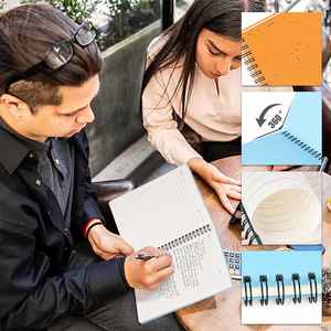 Cuaderno de Negocios Personalizable con Tapa Dura de Cuero, Cuaderno Elegante de Hojas Sueltas con Hebilla Metálica - Product Image 6