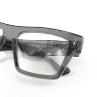 Montures de lunettes de vue et de presbytie pour hommes, élégantes, épaisses, noires, blanches, transparentes, à monture complète et durables