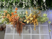Grosir tanaman gantung buatan Amaranthus hijau berkualitas tinggi untuk dekorasi tanaman dinding DIY