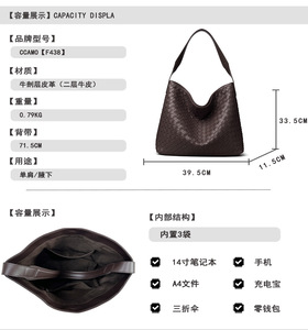 New High Quality Women Messenger Bags for Women Genuine Leather Handbags Crossbody Bags Ladies Shoulder Bags <b>Tote</b> Top-handle - Product Image 2