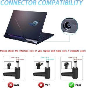 Chargeur 19.5V 11.8A 230W 6.0*3.7MM, adaptateur pour ordinateur portable et tablette, <span class=keywords><strong>alimentation</strong></span> pour ordinateur portable <span class=keywords><strong>ASUS</strong></span> ROG GM501GS GX501 GX501VI-XS75 ADP-230GB - Product Image 4