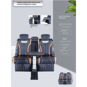 3-in-1 Multifunctional Electric Lift <strong>Table</strong> Built-In Fridge Sofa <strong>Bed</strong> for RVs Motorhomes Commercial Vans-Customizable OEM/ODM - Product Image 1