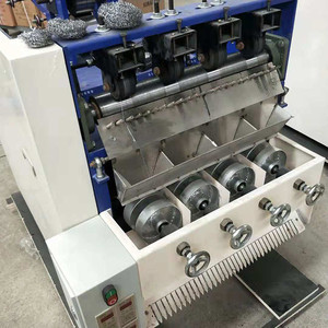 Máquina para Fabricar Estropajos de Alambre Galvanizado de Acero Inoxidable, Máquina para Hacer Bolas de Fregar de Alambre de Hierro Galvanizado para Cocina - Product Image 5
